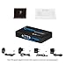 Portta VGA + Stereo Audio L/R to HDMI and 3.5mm Audio Video Converter Support HDTV for PC Laptop Display Computer Mac Projector