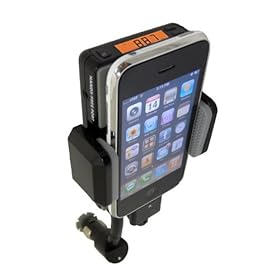 Advanced Car Mount System for Apple iPhone 3G and 3GS/ iPod Touch 2nd Generation - 360 degrees rotating flexible Neck, built-in cutting edge FM Transmitter