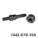 Astro Pneumatic Mandrel & Nose Piece – 5/16-18 Size For Tool 1442 / 1452 (Replacement Pair) - View #6