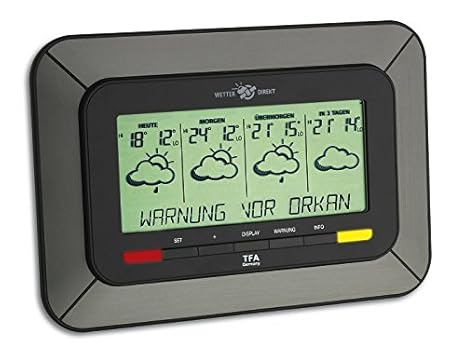 Wetterstation Twister 300 TFA 35.5047 mit Wetterwarnanzeige des DWD