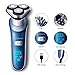 HATTEKER Electric Shaver Razor Men Rotary Shaver For Men Cordless Wet Dry Beard Trimmer Nose Hair Trimmer Face Cleaning Brush Rechargeable 4 In 1