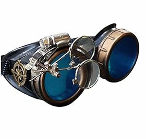 Steampunk Victorian Goggles welding Glasses diesel punk--gcg