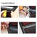WICHEMI Car Interior Motor Exterior Decoration Moulding Trim Strip Line Sticker DIY Automobile Air Outlet Dashboard Decoration 3D Car Styling Molding Strip 5 Meters Blue