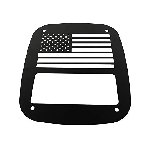 Vijay Jeep Wrangler Taillight Cover Guards US American Flag for Jeep Wrangler TJ 1997-2006