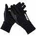 Touch Screen Gloves, Ozero Tech Glove - Windproof and Water Resistant - Light Weight Thin - for Running, Cycling, Riding, Outdoor Sports in Winter - for Women and Men - Black (S,M,L,XL)
