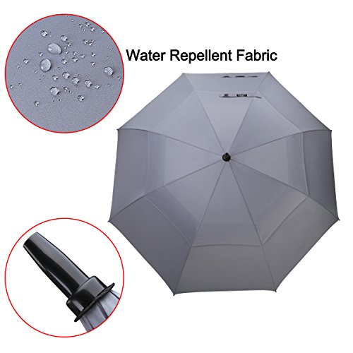 image for G4Free 68 Inch Automatic Open Golf Umbrella Double Canopy Extra Large 