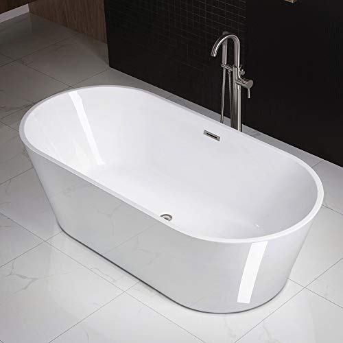 Woodbridge B1701 71" Acrylic Freestanding Bathtub Contemporary Soaking