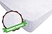 iLuvBamboo Mini Portable Crib Mattress Protector - Silky Soft Bamboo Jacquard Fitted Topper - Fits Pack N Play, Playard & Foldable Mattress Pad - Waterproof, Breathable, Quiet & Smooth Cover