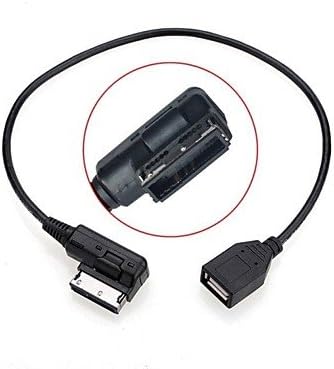 Adapter and cables, 0.2M Male to Female Media In AMI MDI USB AUX Flash Drive Adapter Cable For Car VW AUDI 2014 A4 A6 Q5 Q7