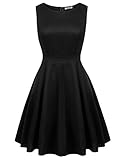 ACEVOG Women's Vintage 1950s Classic Embellished Glitter Sleeveless Party Cocktail Swing Dress