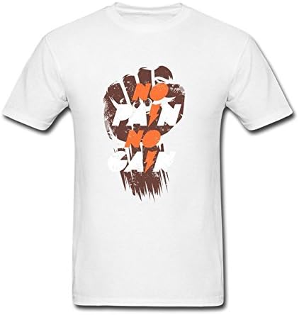 Aeenohik Men's No Pain No Gain Poster Short Sleeve T shirt L