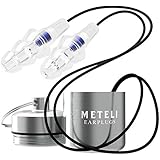 METELI EARPLUGS | HiFi Ear Protection with a 26 dB SNR Filter | Comfortable Soft Silicone | for Concerts, Musicians, Shooting, Bands, DJs, Nightclubs, Music, Motorcycles, Sleeping, Workplace &amp; More!