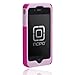 Incipio iPhone 4/4S SILICRYLIC Hard Shell Case with Silicone Core - 1 Pack - Carrying Case - Retail Packaging - Pink/Pink