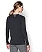 Under Armour Women's Tech Long Sleeve, Black/Metallic Silver, Large