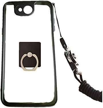 Case for LG K10 Power, Anti-drop Protection Shell Case with Adjustable Detachable Neck Lanyard Hanging Neck Strap Lanyard and Ring Holder Cover for LG K10 Power