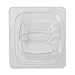 Rubbermaid Commercial Products Cold Food Standard Lid, 1/6 Size, Clear (FG108P23CLR)