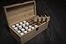NEW! BAMBOO Wooden Essential Oils Storage Box holds 32 5ml,10ml, 15ml bottles including roller ball bottles by Free and Healthy Life