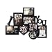 I Love You Picture frame Puzzle Collage frame, Dimensional, Holds 8 Photos, Easy to Hang, Black Nice Finish! Memory Keepsake! puzzle design collage, modern art.