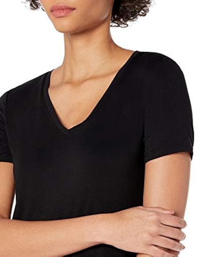 Daily Ritual Women's Jersey Short-Sleeve V-Neck T-Shirt Dress