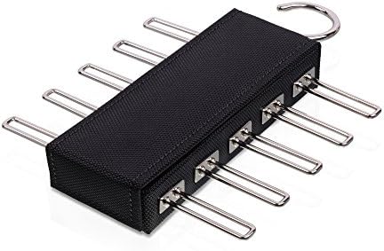 Blind Badger Cufflink Holder & Tie Rack Wardrobe Tidy for up to x4 pairs of Cufflinks, x3 Tie Clips and x10 Ties