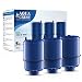 AQUACREST RF-9999 Water Filter, Compatible with Pur RF-9999 Faucet Replacement Water Filter (Pack of 3, Packing may vary)