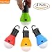 Portable LED Lantern, WDNBO 4 PACK Tent Light Bulb for Camping Hiking Fishing Emergency Light, Battery Powered Camping Lamp indoor and outdoor Lighting & Water Resistant Gift