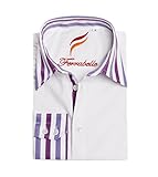 Boys Solid Dress Shirt Easily Match Up Any Suit Or Outfit Button Down Long Sleeve With Trim Inside Collar And Cuff