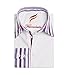 Ferrabelle Boys Solid Dress Shirt - Button Down Long Sleeve With Trim