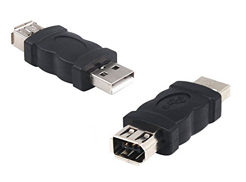 KALEA-INFORMATIQUE USB Male to Firewire IEEE1394a MALE connector with 6-pin plug for COMPATIBLE PERIPHERALS ONLY, DO NOT CONVERT FIREWIRE TO USB.
