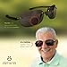 Rimless Bifocal Reading Sunglasses - Lightweight 
