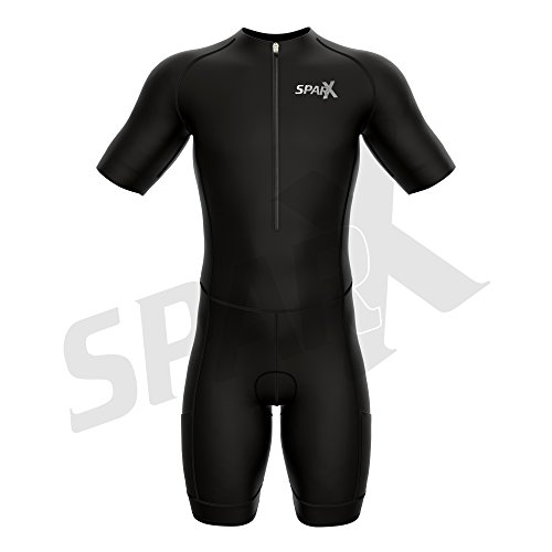 image for Sparx Sports Sparx Triathlon Race Suit | Short Sleeve Aero Tri Suit | 