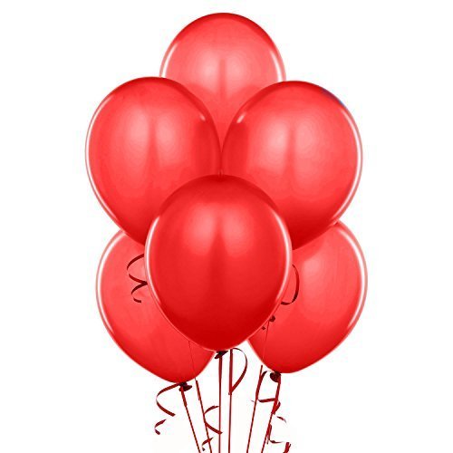 24 Inch Latex Balloons Red (Premium Helium Quality) Pkg/12
