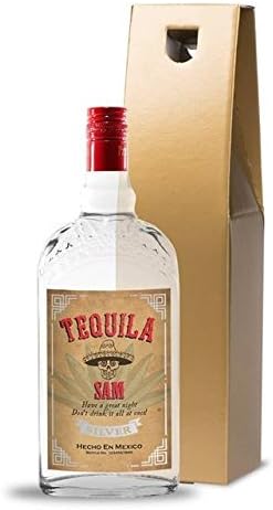 Personalised Bottle of TEQUILA in Gold Gift Box For Christmas/Birthday/Dad/Men/Girls/Boys/Mum/Mummy/Daddy/Nan/Son/Daughter/Sister/Auntie/Uncle
