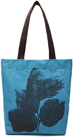 Degohome Womens Shoulder Handbags Ink Painting Chinoiserie Casual Tote Bage (blue)