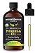USDA Organic Moringa Oil - Highest Quality, Cold-Pressed, Unrefined, non-GMO - 4 Ounce Glass Bottle with Dropper - For Face, Body, and Hair - Food Grade for Oral Consumption primary