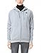 ORORO Heated Hoodie with Battery, Fleece Full-Zip Heated Sweatshirt Hoodie (Charger Not Included) (XL, Grey)