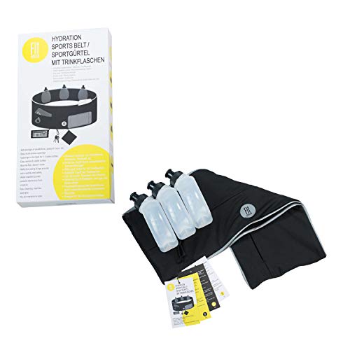 Hardloopgordel met drinkflessen - Sport-band Hardloop-riem - Gordel Heuptas voor Fitness en Hardlopen - Hydration Belt - Image 7