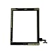 Teseko Digitizer Touch Screen Replacement for Ipad 2 Black-Includes Home Button and Camera Holder with tools kit