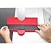 10 Inch Widen Contour Gauge Duplicator, Contour Tool Profile Guide for Woodworking Project Copy Layout Shape and Tracing Pipe Tile Cutting Measuring Tool, Extra Measure Depth (Red)