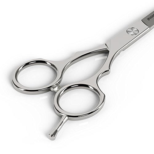 Equinox Barber & Salon Styling Series - Barber Hair Cutting Scissors/Shears - 6.5" Overall Length - Detachable Finger Rest - High Quality Stainless Steel