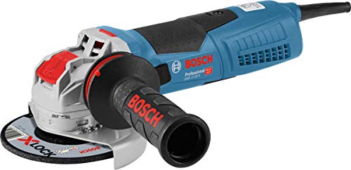 Bosch Professional GWX 17-125 S Angle Grinder (1700 W, for X-Lock Accessories, disc Diameter: 125 mm, incl. Anti-Vibration Handle, Protective Guard, in Carton)