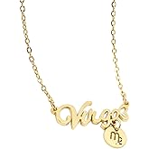 Zodiac Constellation Horoscope Pendant Necklaces Gold Plated Astrology Necklaces for Women Best Gift for birthday Jewelry New Year Mother’s day Christmas wedding