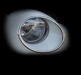 9 Moon Chrome Headlight Fog Headlight Fog Headlamp Rim Surround Trim Cover for Nissan Juke