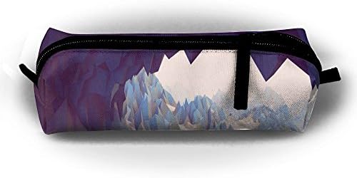 Fashion Pencil Case Zipper Pen Pouch Low Poly Cae Art Printing Student Small Pen Bag Rectangular Pouch