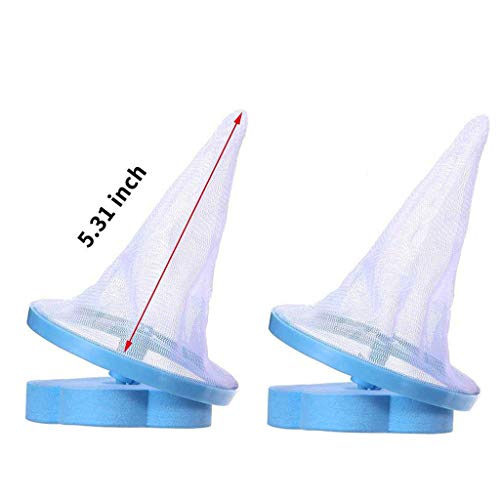 RYGHEWE 10 Pcs Floating Pet Fur Catcher Filtering Hair Removal Device Washing Machine Universal Float, Filter Bag Laundry Ball, Wool Cleaning Supplies US Shipping