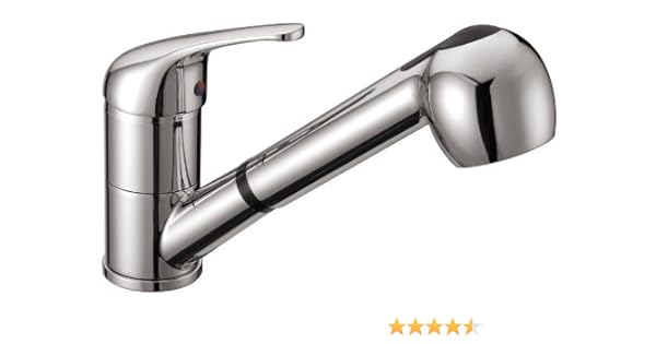 Dowell Single Handle Pull Out Kitchen Faucet Chrome 8002 001 01