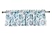 Barefoot Bungalow Cruz Coastal Window Valance, 84 W x 19 L inches, White
