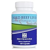 Ultra-Pure Desiccated Beef Liver, Grass-Fed, Pasture-Raised Cows. No Hormones or GMO. Natural Energy and Workout Boost from Iron, Amino Acids, Protein and Vitamins. 120 Capsules 750 Mg.