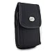 Wonderfly Vertical Pouch Compatible with Samsung Galaxy Mega 6.3, HTC One Max, Nokia Lumia 1520 or LG G Flex, a Large Rugged Nylon Carrying Case, Fits The Phone with a Thick Case