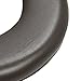 Ginsey Cushioned Soft Toilet Seat for Stylish Bathroom Décor, Chocolate Brown, Standard